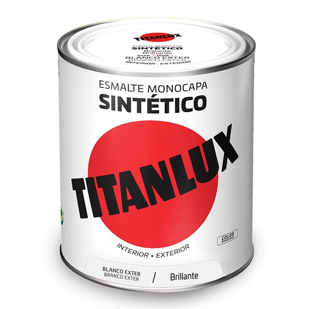 Esmalte sintético monocamada brilhante branco exterior 750 ml