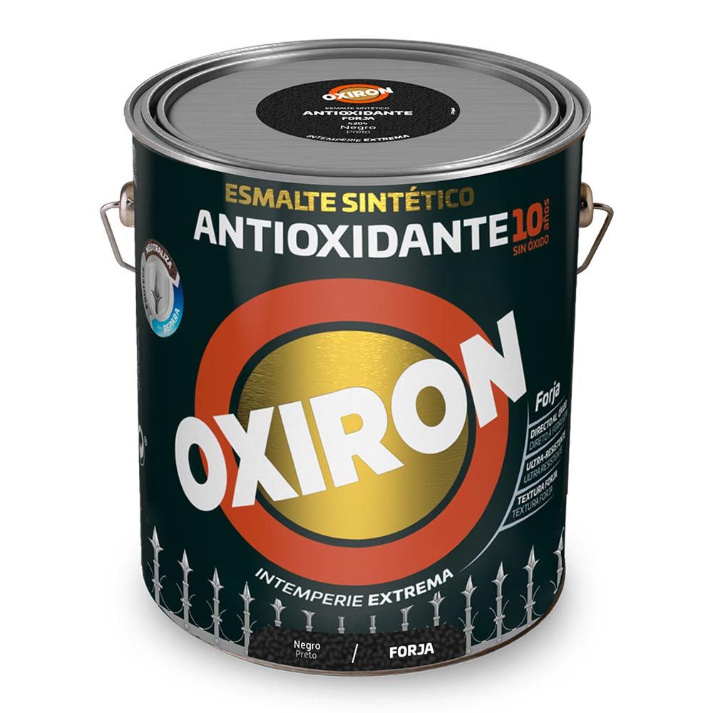 Esmalte sintético metálico antioxidante forja preto 750 ml