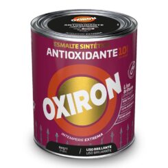 Esmalte sintético metálico antioxidante liso brilhante preto 250 ml