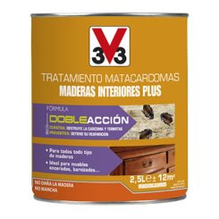 Tratamento anti-caruncho plus para interior, 2,5 l