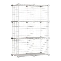 Estante modular de metal titan C6 branca