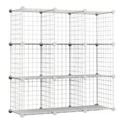 Estante modular de metal titan C9 branca