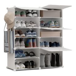 Sapateira modular cubo C6 branco