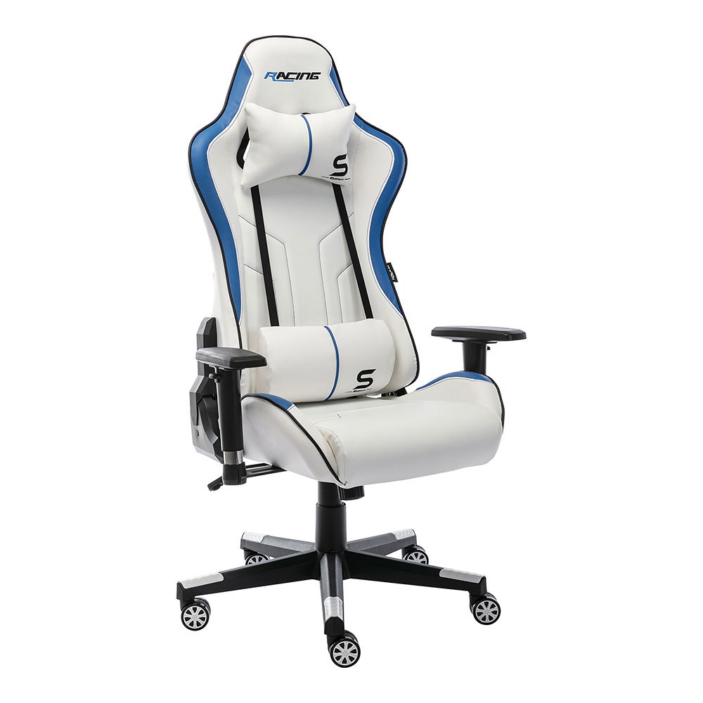 Cadeira de jogos branca da edição console