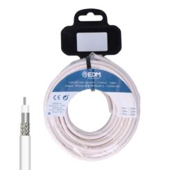 EDM Enrolador de cabo coaxial de alumínio blindado 15 m