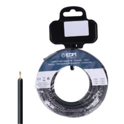 EDM Enrolador de cabo h07z1-k 2,50 mm² preto, 20 m