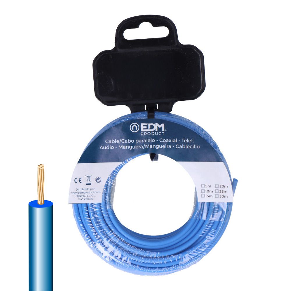 Cabo H07Z1-K 6 mm² azul 5 m