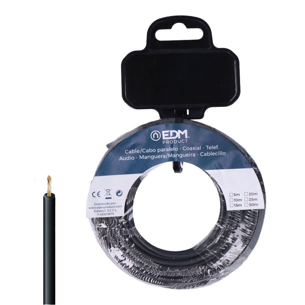 Cabo H07Z1-K 6 mm² preto 15 m