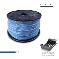Cabo H07Z1-K 1,50 mm² azul 500 m. ( bobina média )