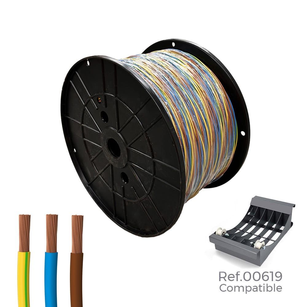 Cabo trançado H07Z1-K 3 g 2,50 mm² 3 cores 200 m. (bobina grande)