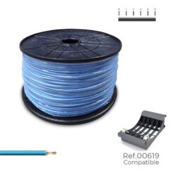 Cabo H07V-K 2,50 mm² azul, 800 m. (bobine grande)