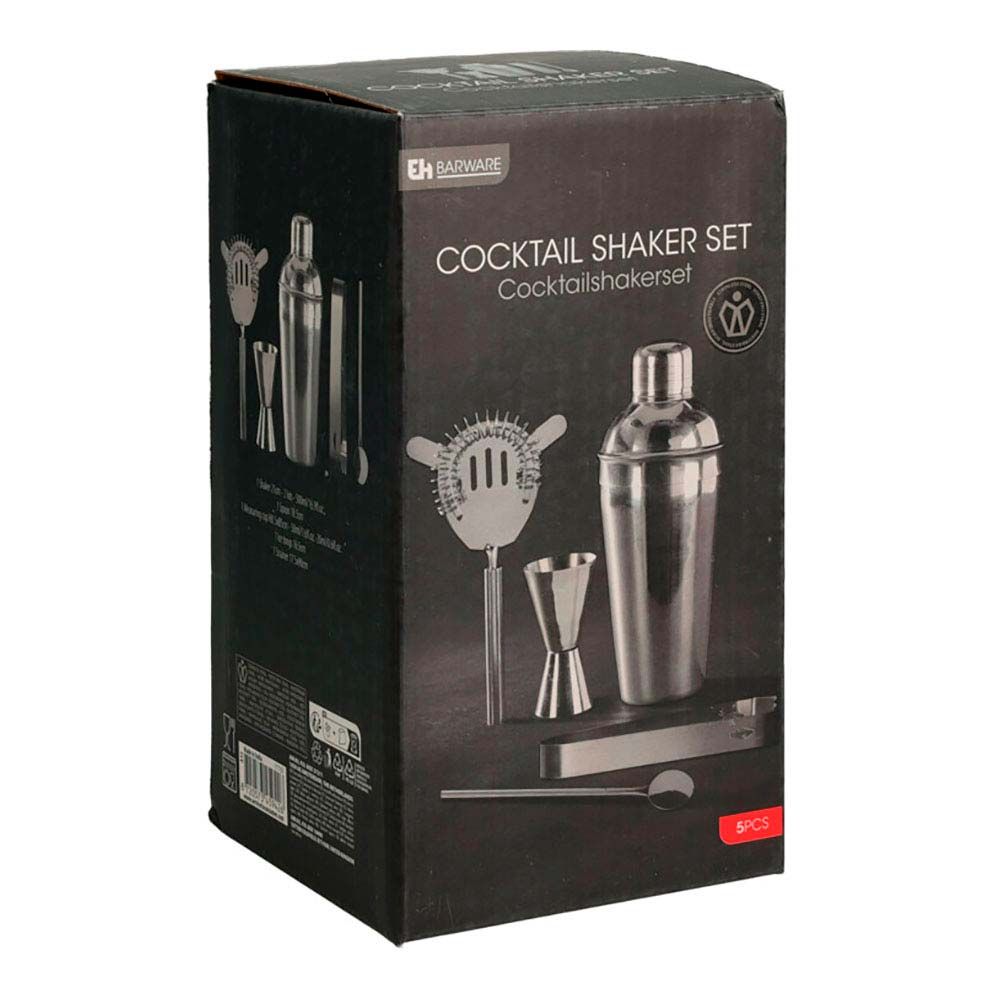 Coqueteleira de INOX com 5 peças - Image 2