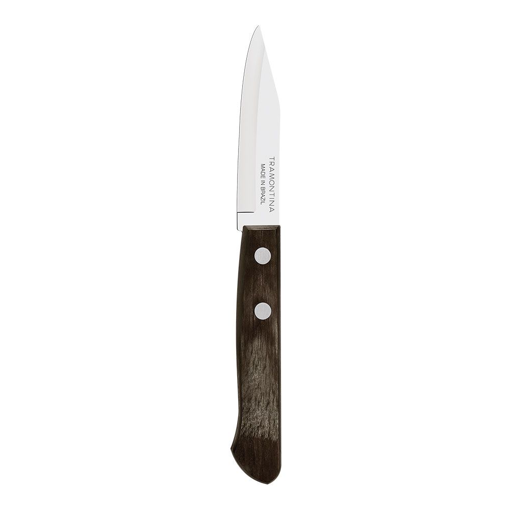 Faca polywood castanha para legumes e frutas 7,3 cm