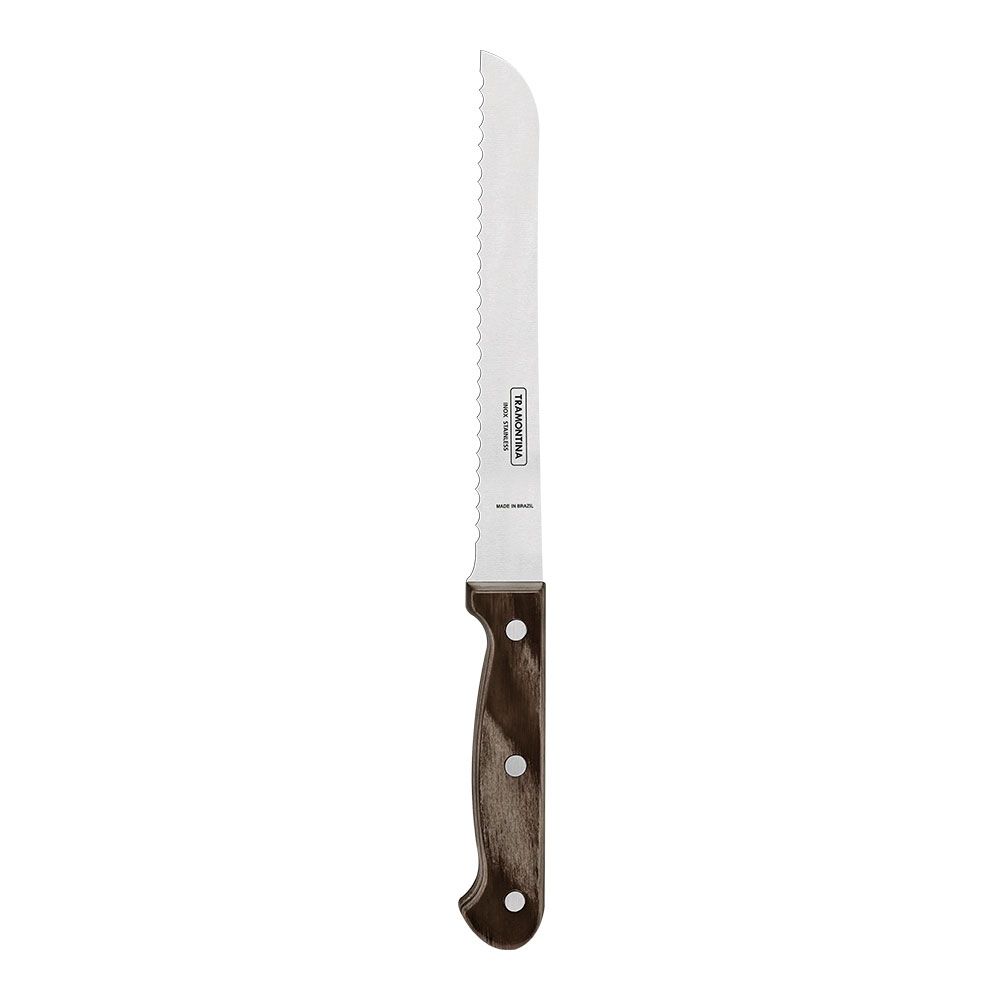 Faca polywood castanha para pão 17,7 cm