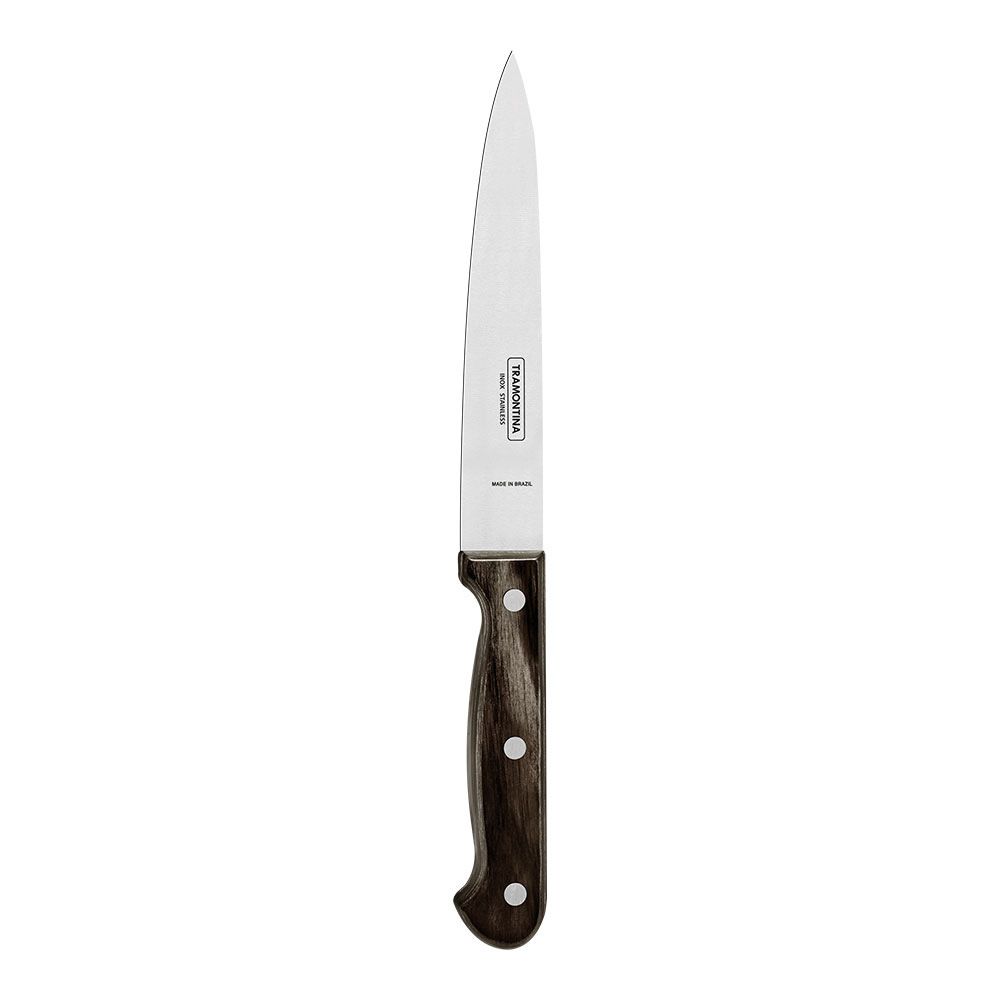 Faca de cozinha polywood castanho 15 cm