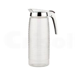 Jarra de vidro com tampa cromada, modelo 1969, 1,4 l