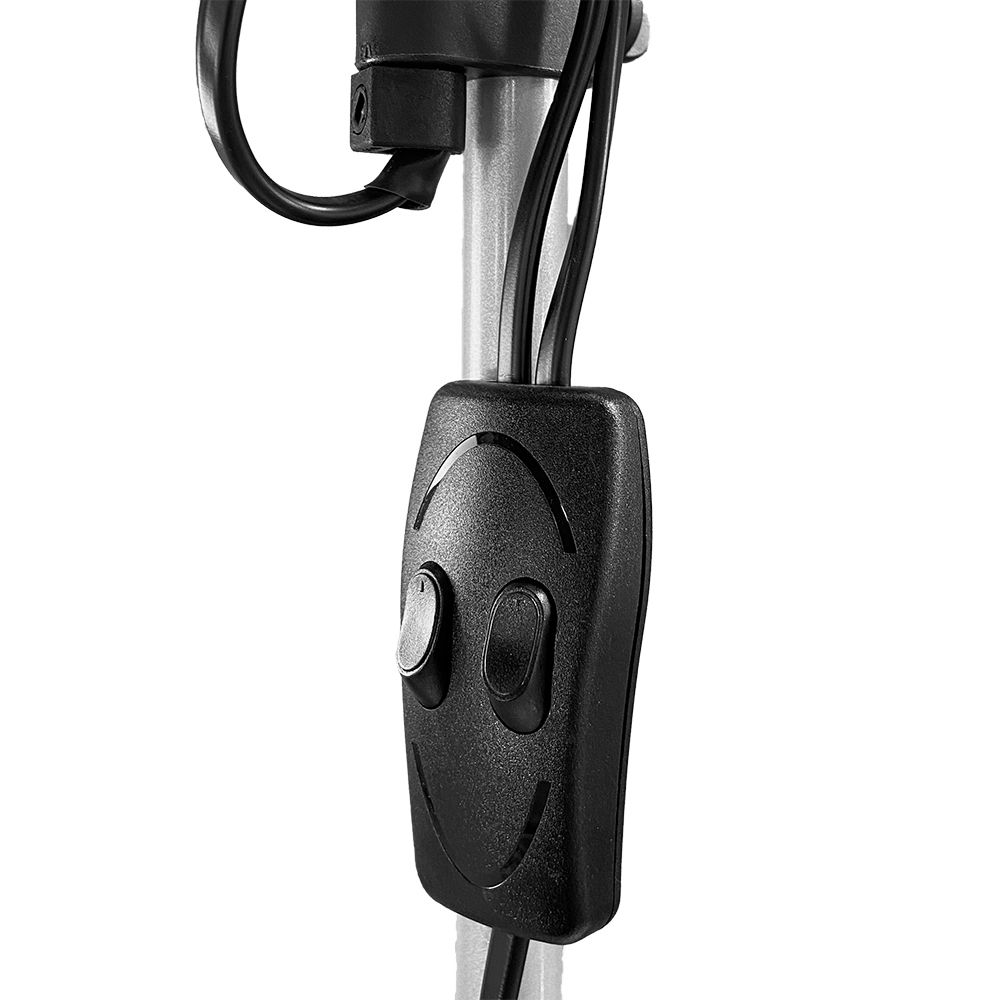 EDM Candeeiro de pé modelo boston prateado e27 60 w e leitor e14 40 w - Image 3