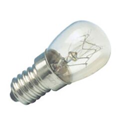Lâmpada incandescente pebetero para forno 300°C 15 W 240 - 260 V 90 LM