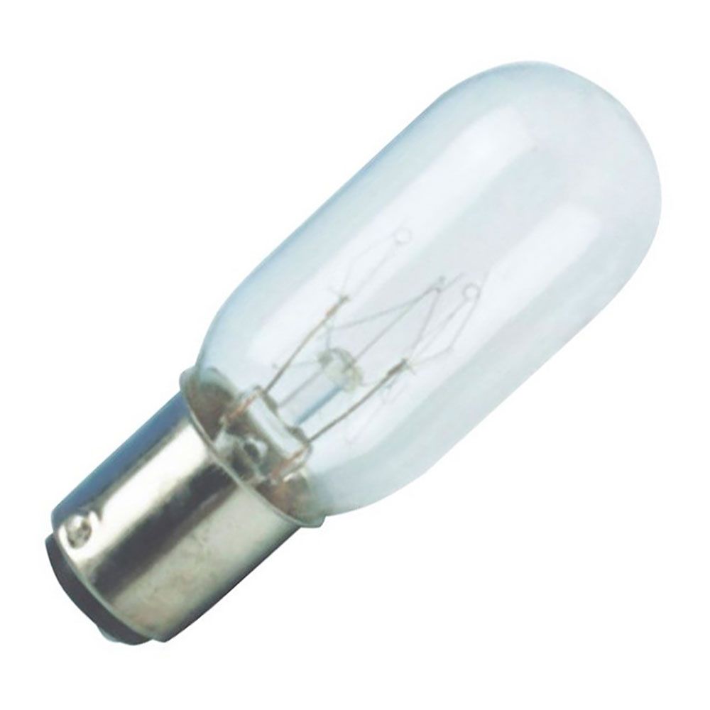 Lâmpada incandescente tubular baioneta, 15 W
