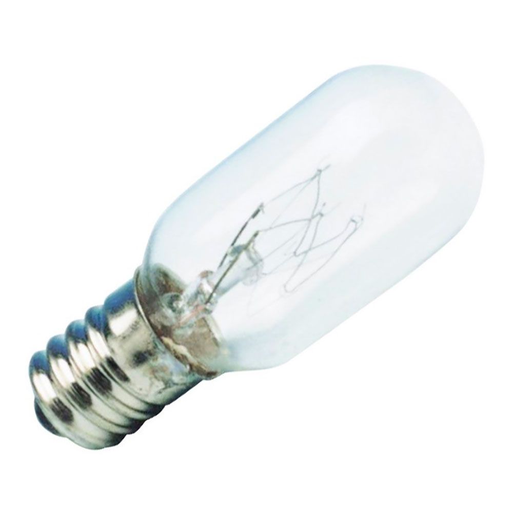 Lâmpada incandescente tubular, E-14, 15 W, 22 x 56 mm