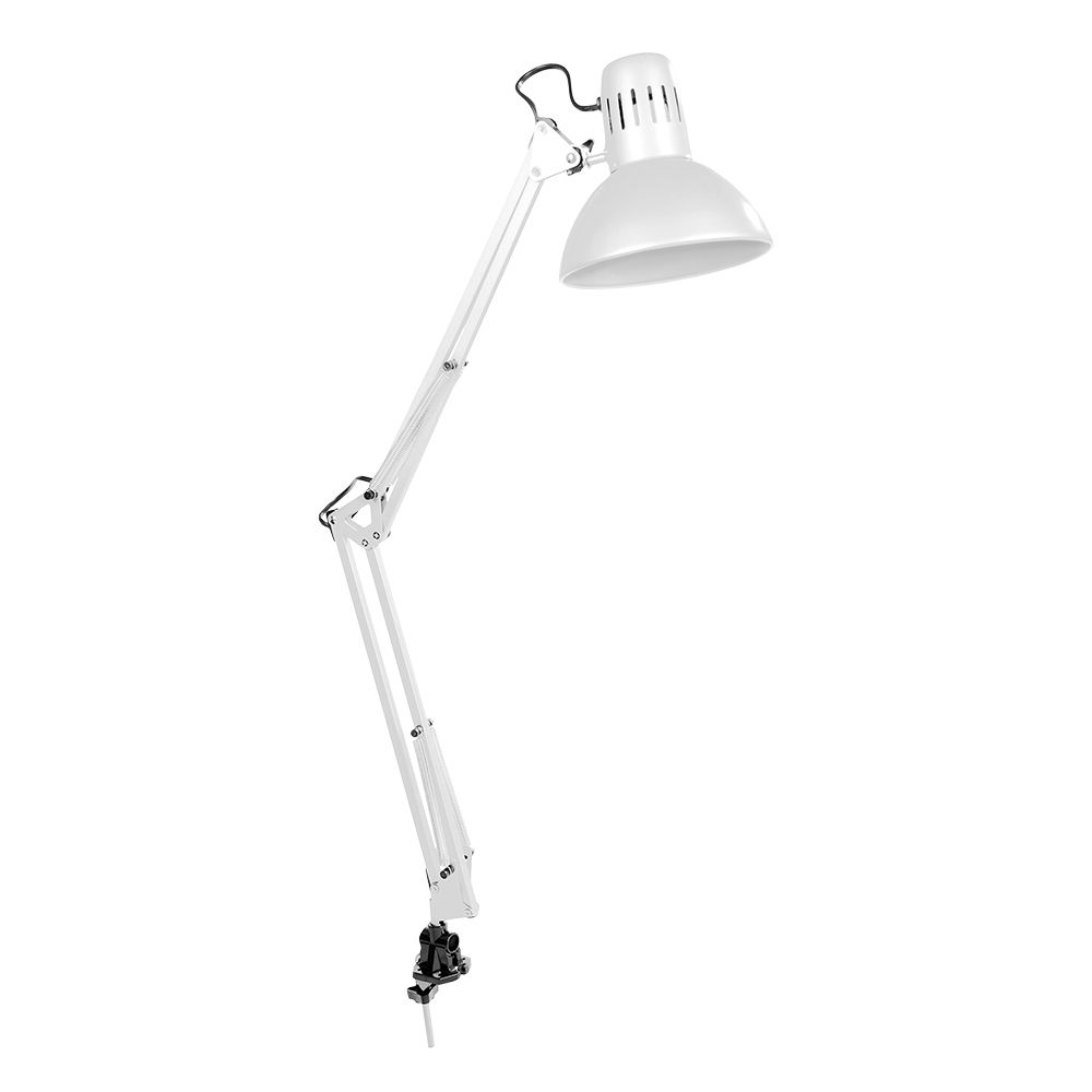 EDM Flexo (arquiteto) modelo melbourne com braçadeira de fixação branca e27 60w edm