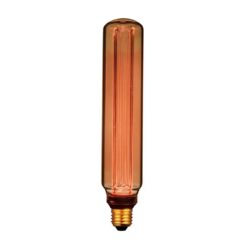 Lâmpada LED T60 decorativa tubular E27 4 W 200 LM 1800 K LUZ quente Ø60 x 300 mm