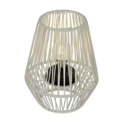 Lanterna solar branca, Ø22 x 25 cm