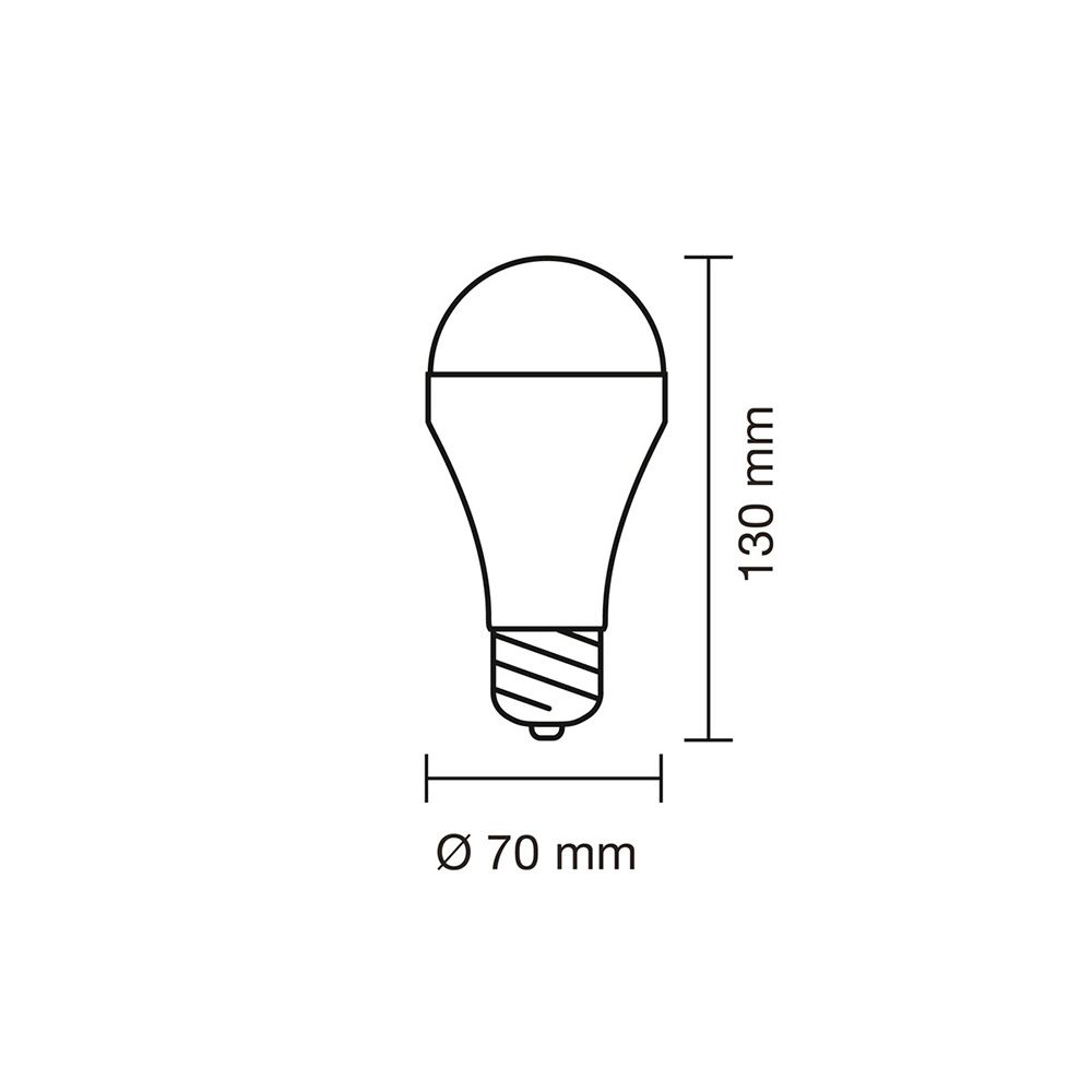 Lâmpada LED, recarregável USB, E27, 6 W, 3CCT, dimmable, 500 LM - Image 2