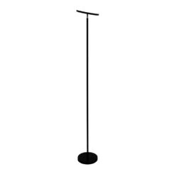 Luminária de piso LED dencel, 24 W, 3CCT, dimerizável, 2200 LM, preta, Ø25 x 175 cm