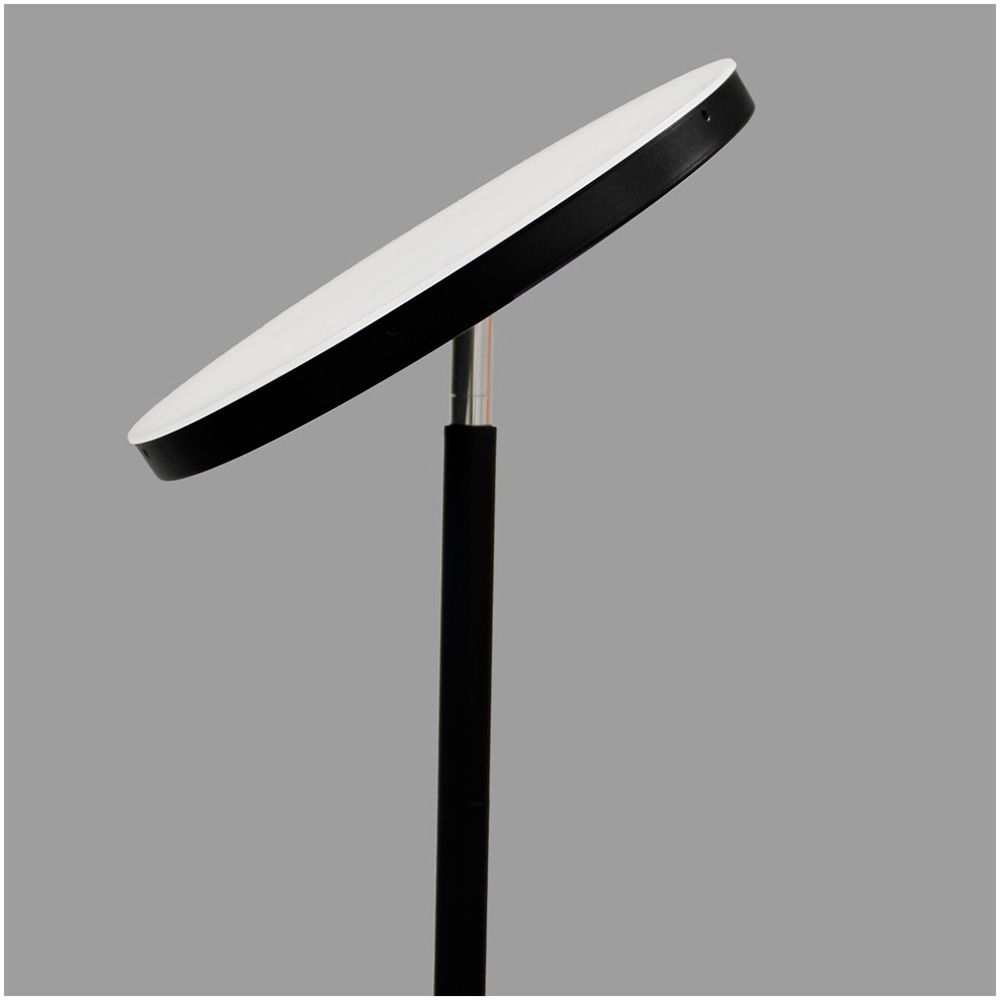 Luminária de piso LED dencel, 24 W, 3CCT, dimerizável, 2200 LM, preta, Ø25 x 175 cm - Image 4