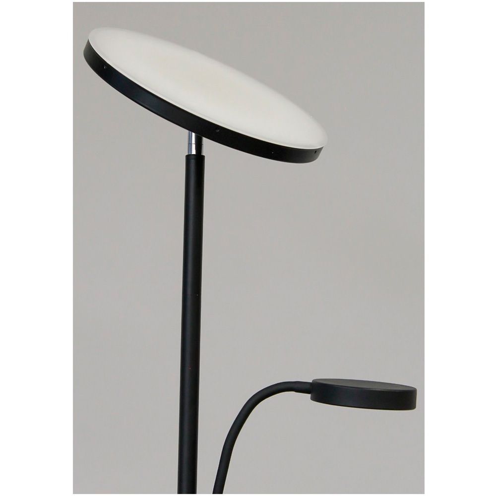 Luminária de piso LED dencel, 30+6 W, 3CCT, dimerizável, 3000 LM, preta, Ø25 x 175 cm - Image 3