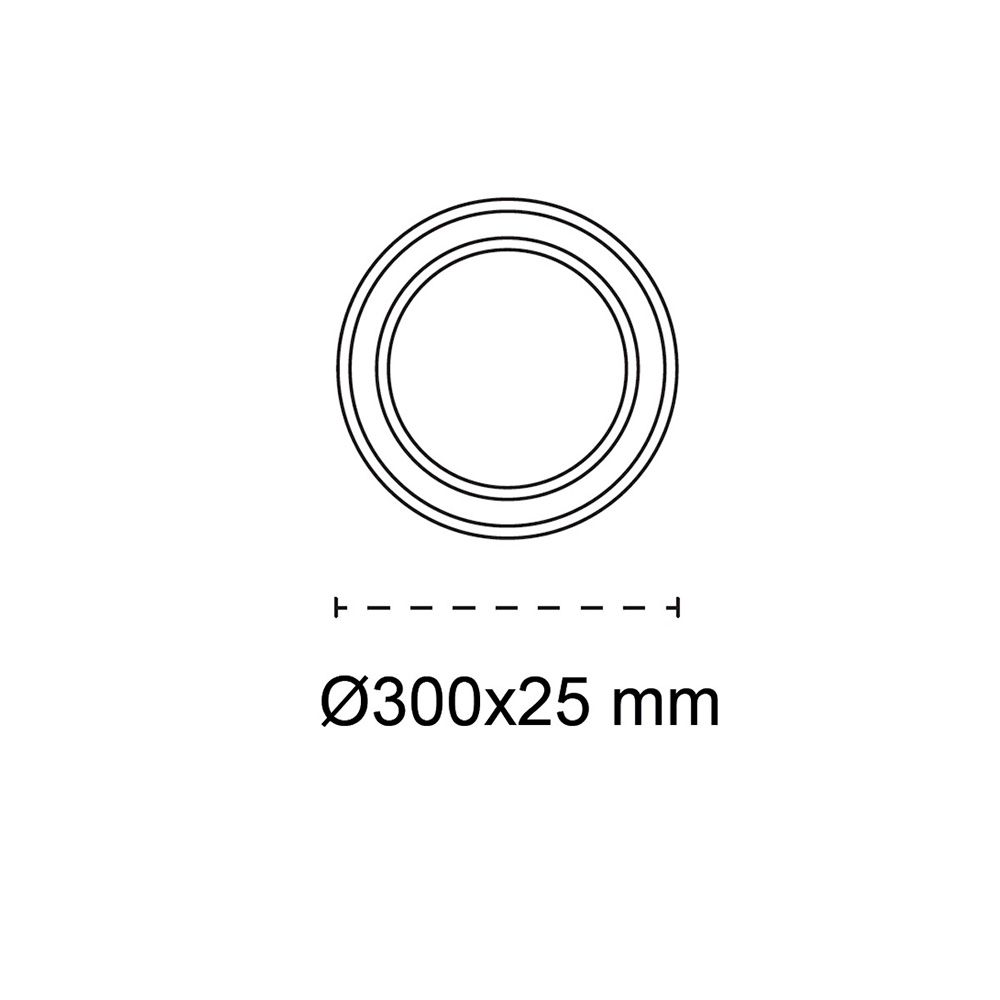 Plafon LED circular, mery, 24 W, 3CCT, 2420 LM, branco, Ø30 x 2,5 cm - Image 4