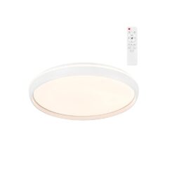Plafon LED circular, charly, 72 W, 3CCT, 7290 LM, branco, Ø50 x 7 cm