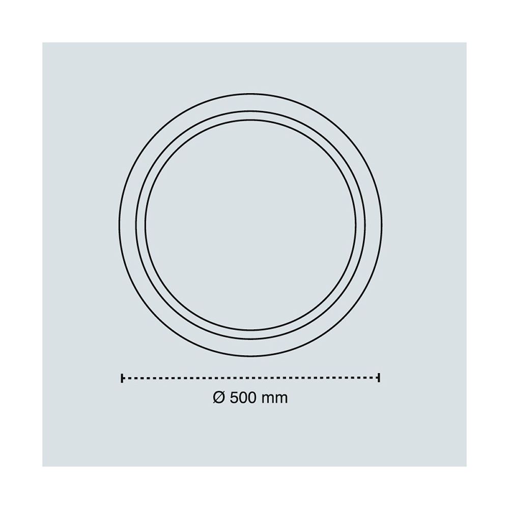 Plafon LED circular, charly, 72 W, 3CCT, 7290 LM, branco, Ø50 x 7 cm - Image 9