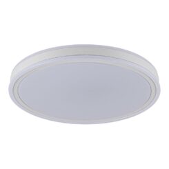 Plafon LED circular, targes, 72 W, 3CCT, 7290 LM, branco, Ø50 x 6,5 cm