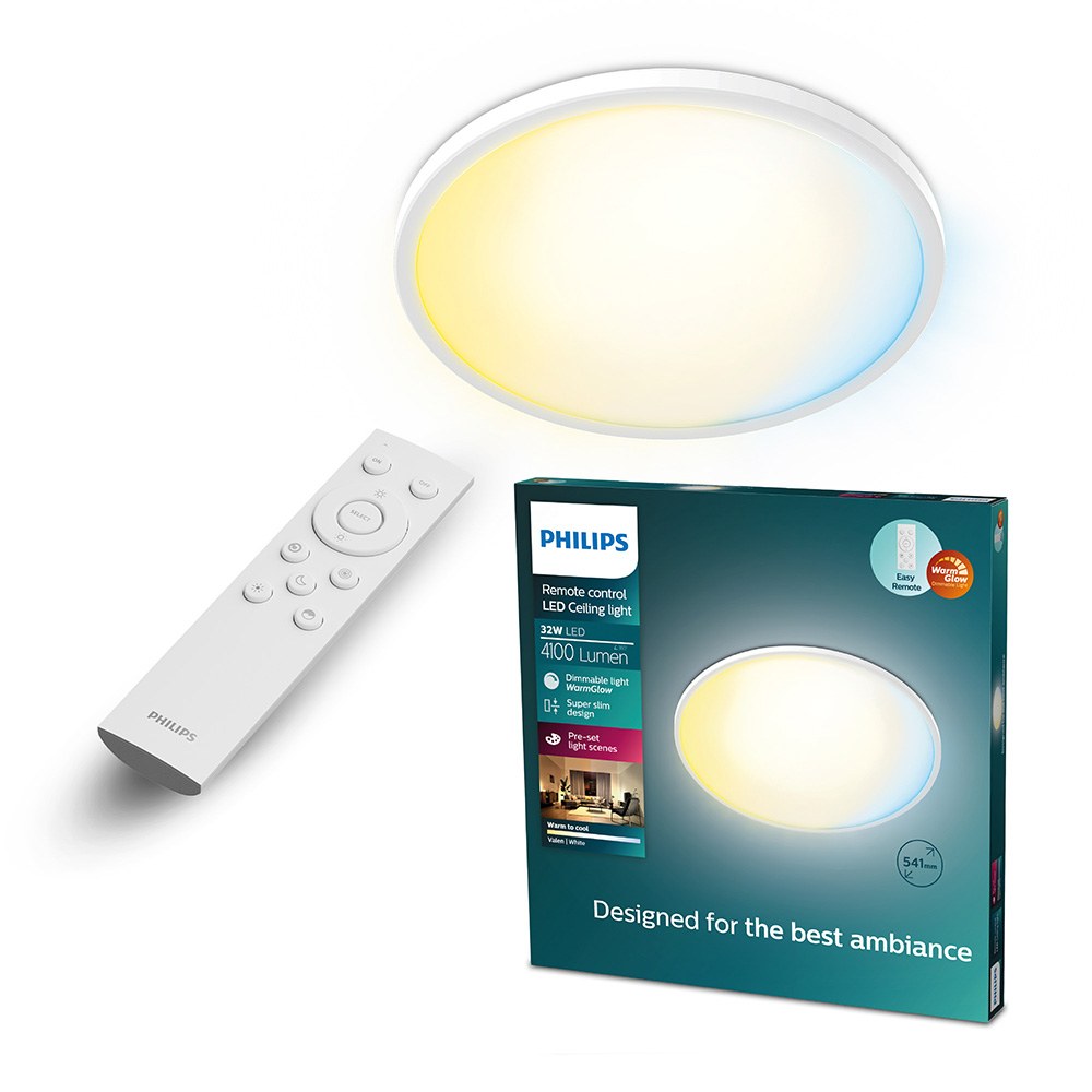 Luminária de teto redonda branca, 32 W, 4100 IM, 2200-6500 K, Ø541 x 28 mm - Image 2