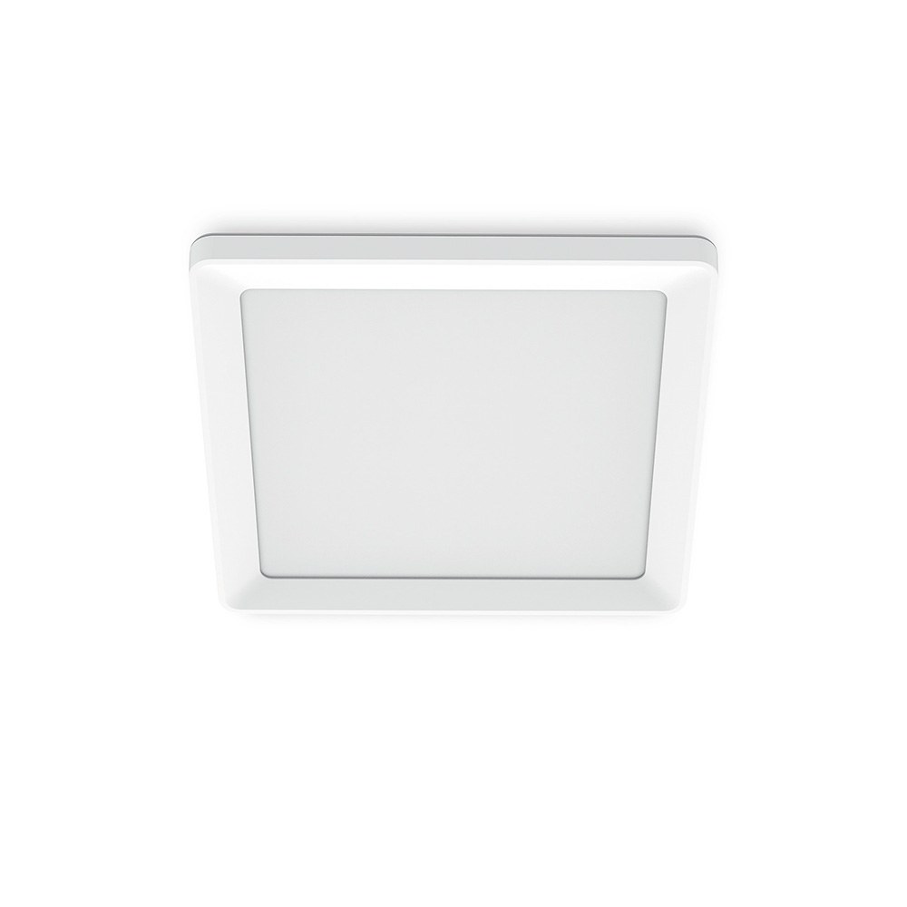Plafon quadrado branco Valen, 13 w, 1550 im, 2200-6500 k, 295 x 37 x 295 mm