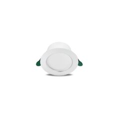 Downlight LED de embutir redondo, diamond CUT, branco, 2 W, 310 LM, 3000 K, Ø90 x 49,5 mm