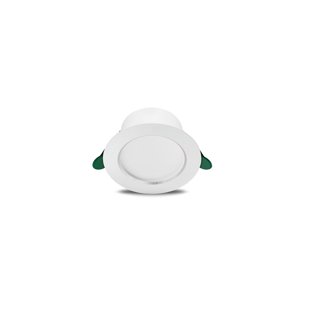 Downlight LED de embutir redondo, diamond CUT, branco, 2 W, 310 LM, 3000 K, Ø90 x 49,5 mm