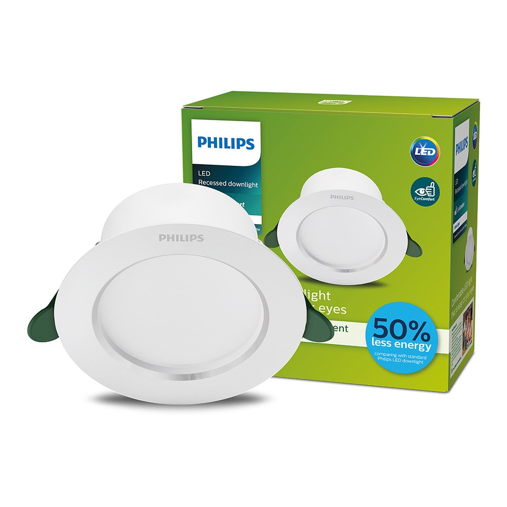 Downlight LED de embutir redondo, diamond CUT, branco, 2 W, 310 LM, 3000 K, Ø90 x 49,5 mm - Image 2
