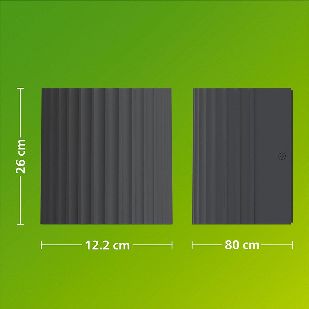 Luminária de parede externa LED zyre antracite 4,3 W, 800 LM - Image 2