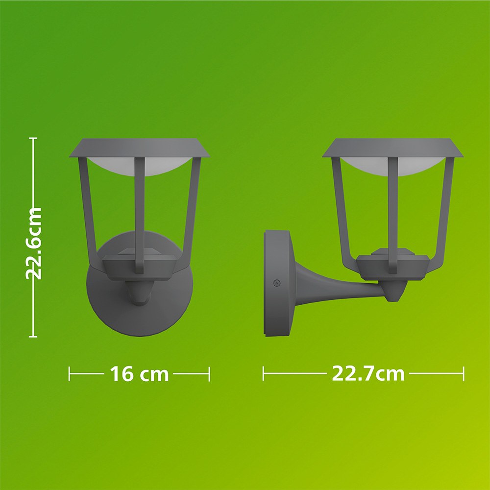 Aplique de exterior LED nuvy antracite 4,3 W, 800 LM - Image 2