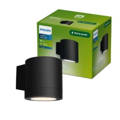 Aplique de exterior LED fylx, 5 W, COR preta