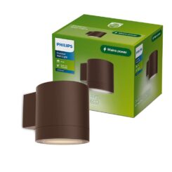 Aplique de exterior LED fylx, 5 W, castanho