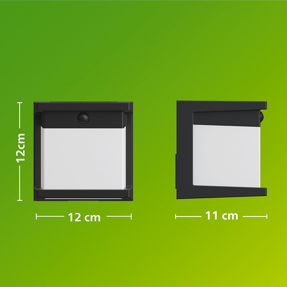 Aplique LED solar diara, preto, 3,8 W, 400/10 LM, 2700 K - Image 2