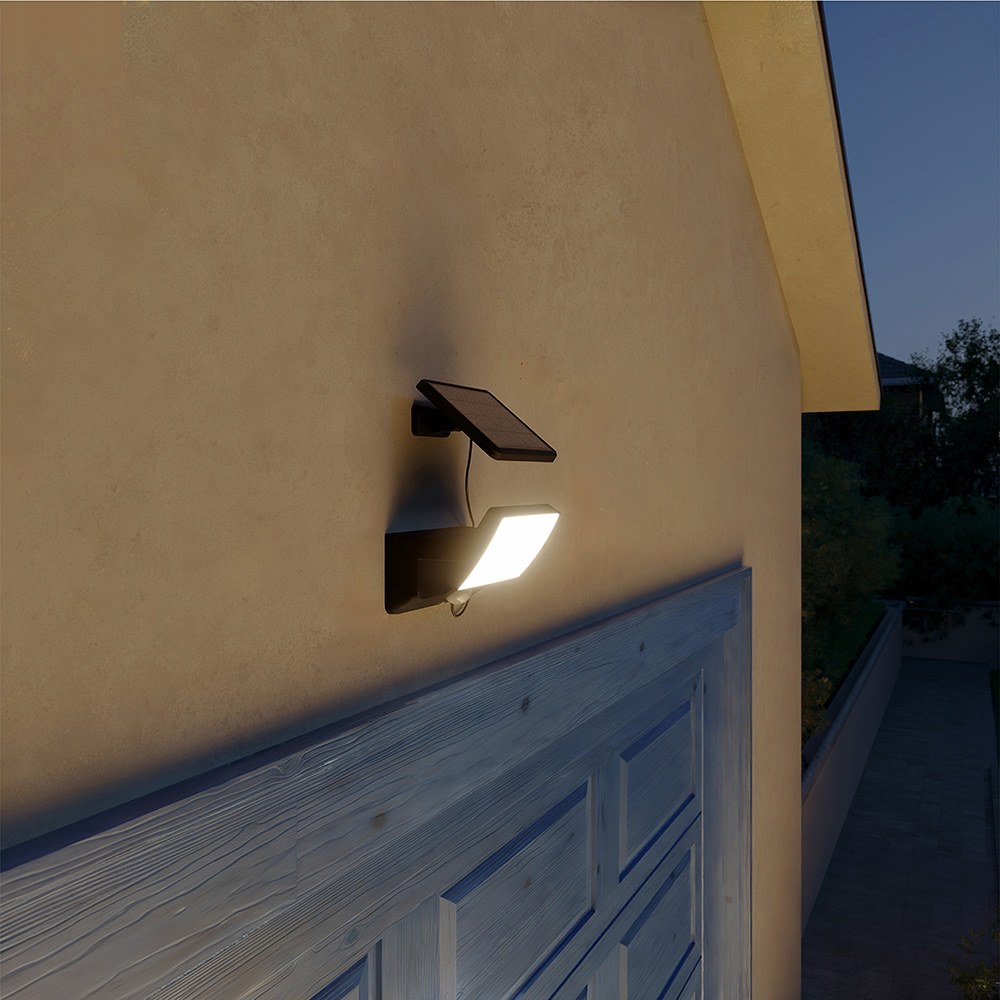 LUZ de segurança solar LED fyns preto 8,2 W, 1000/50 LM, 3000 K - Image 2