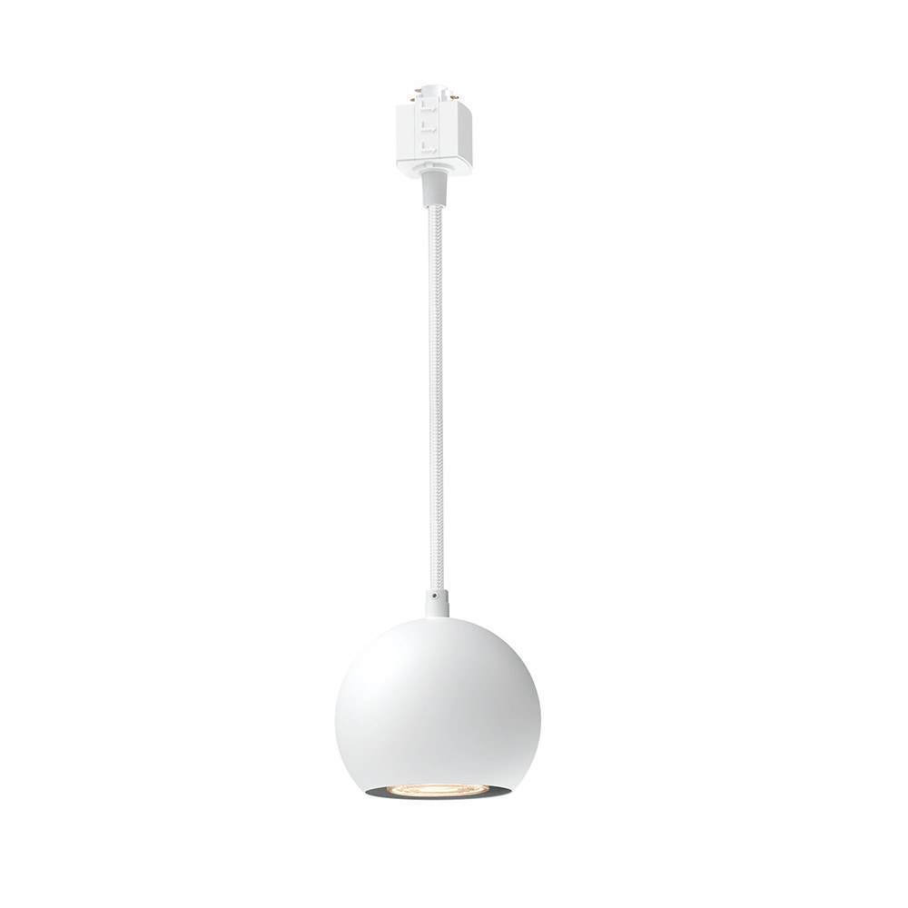 candeeiro de teto easylink, suspenso, colby gu10, branco, ø100 x 1360 mm