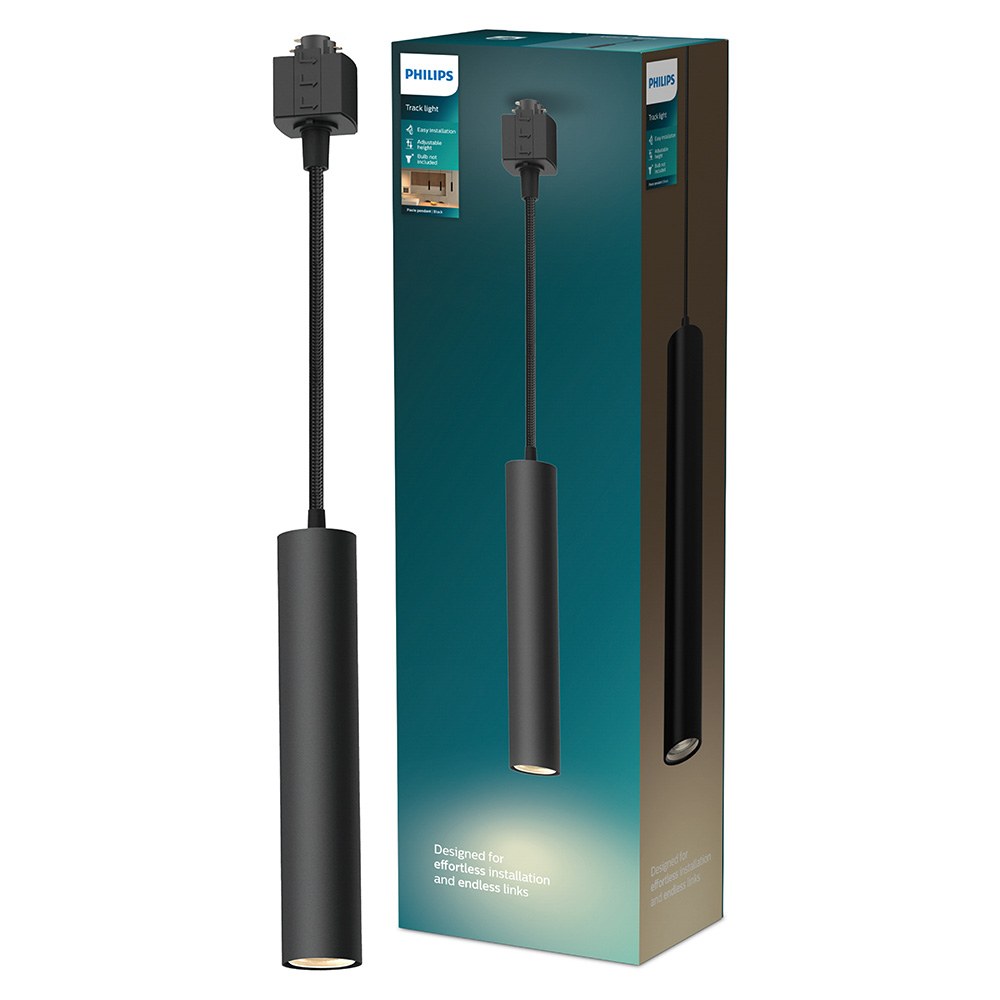 Candeeiro de teto suspenso easylink, paxie GU10, preto, Ø60 x 1550 mm - Image 2