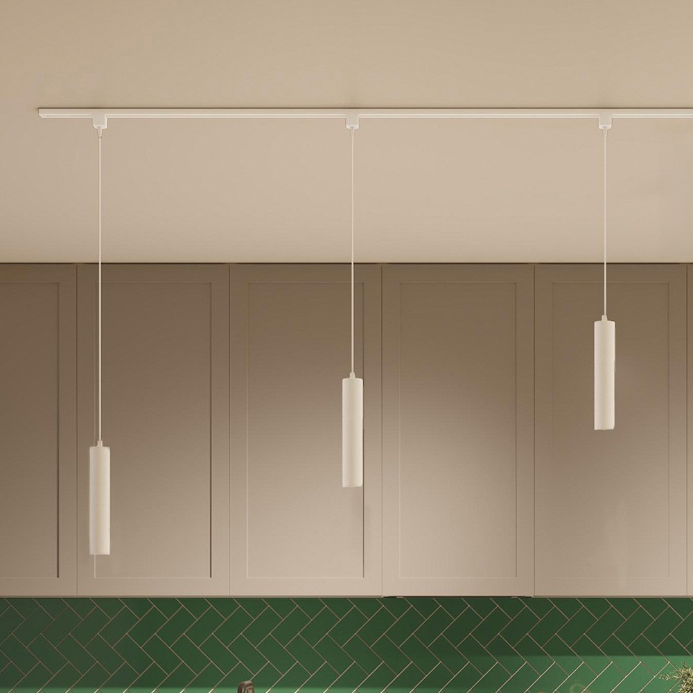 Trilho de extensão easylink 1 m, com alimentação, branco - Image 3