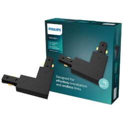Conector em L no sentido horário, easylink, preto